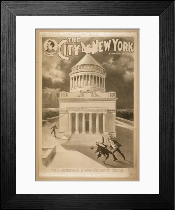 Framed Print : The city of New York by Walter Fessler Framed Print : The city of New York by Walter Fessler