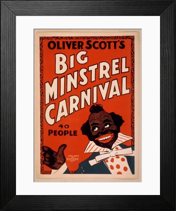 Framed Print : Oliver Scotts Big Minstrel Carnival 40 people Framed Print : Oliver Scotts Big Minstrel Carnival 40 people