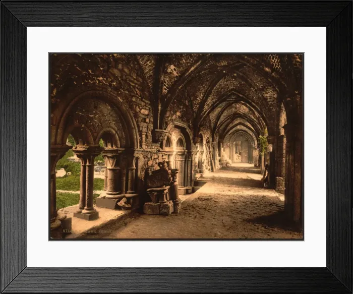 Framed Print : St. Bavon Abbey, the cloister, Ghent, Belgium Framed Print : St. Bavon Abbey, the cloister, Ghent, Belgium