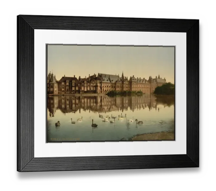 Framed Print : Wyver (i. e. Hofvijver), Hague, Holland Framed Print : Wyver (i. e. Hofvijver), Hague, Holland