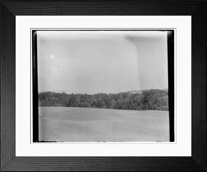 Framed Print : View of Kitty Hawk, North Carolina, which includes the bay Framed Print : View of Kitty Hawk, North Carolina, which includes the bay