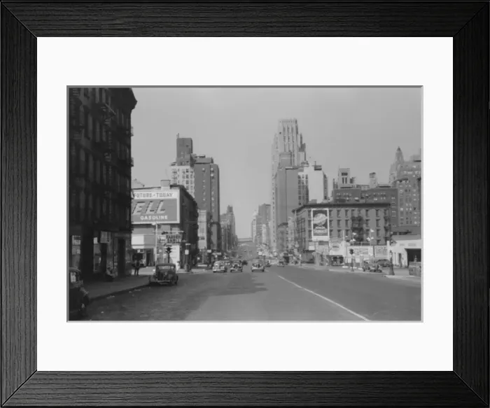 Framed Print : New York City, East Side, Sunday morning Framed Print : New York City, East Side, Sunday morning