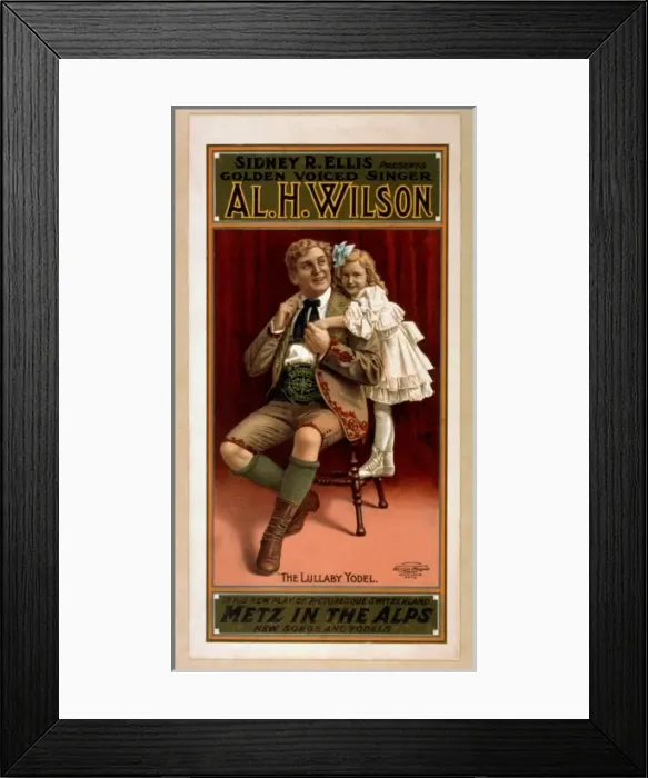 Framed Print : Sidney R. Ellis presents golden voiced singer, Al. H. Wilson Framed Print : Sidney R. Ellis presents golden voiced singer, Al. H. Wilson