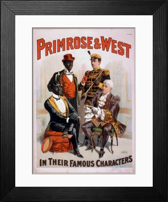 Framed Print : Primrose & West in their famous characters Framed Print : Primrose & West in their famous characters