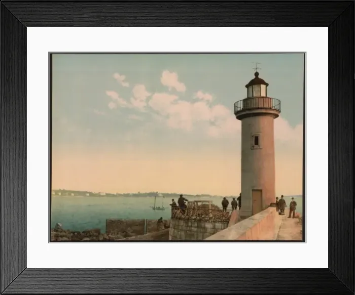 Framed Print : Le phare, Cannes, Riviera Framed Print : Le phare, Cannes, Riviera