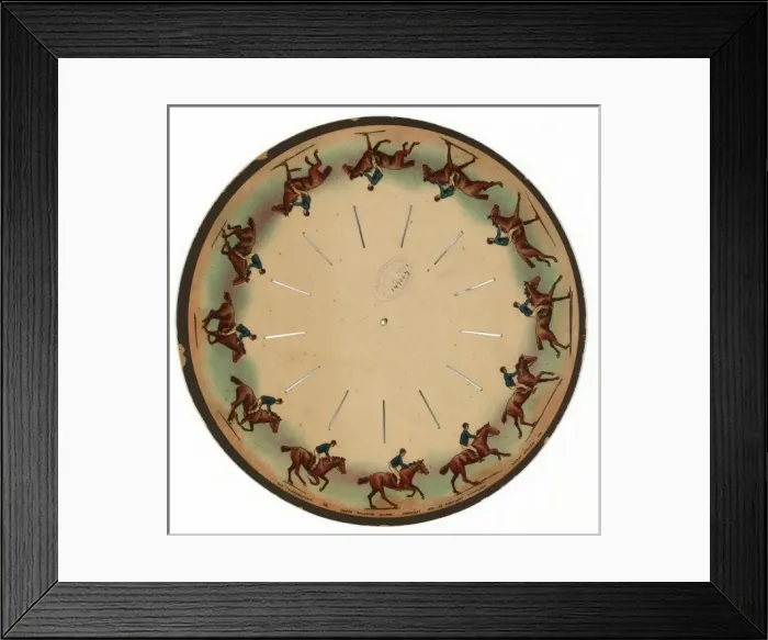 Framed Print : The zoopraxiscope - Horse galloping Framed Print : The zoopraxiscope - Horse galloping