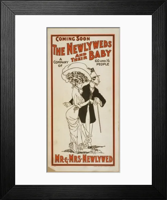 Framed Print : Coming soon The Newlyweds and their baby a company of 60 Framed Print : Coming soon The Newlyweds and their baby a company of 60