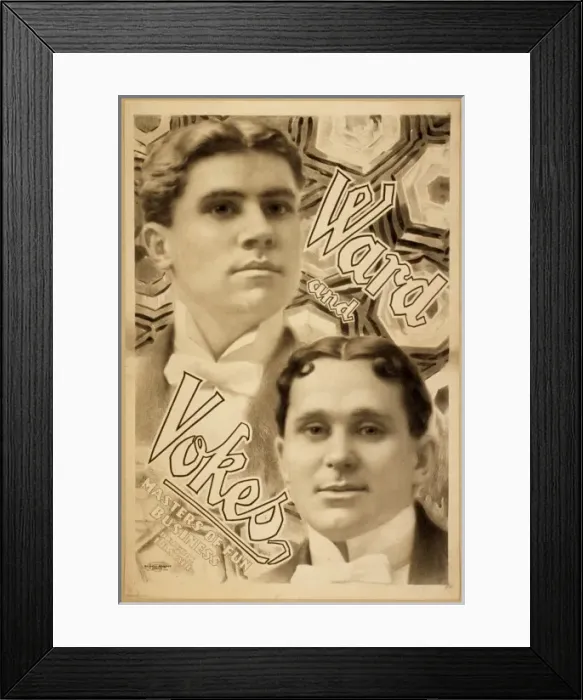 Framed Print : Ward and Vokes masters of fun business Framed Print : Ward and Vokes masters of fun business