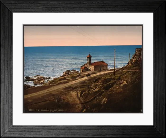 Framed Print : Chapel St. Ampeglio, San Remo, Riviera Framed Print : Chapel St. Ampeglio, San Remo, Riviera