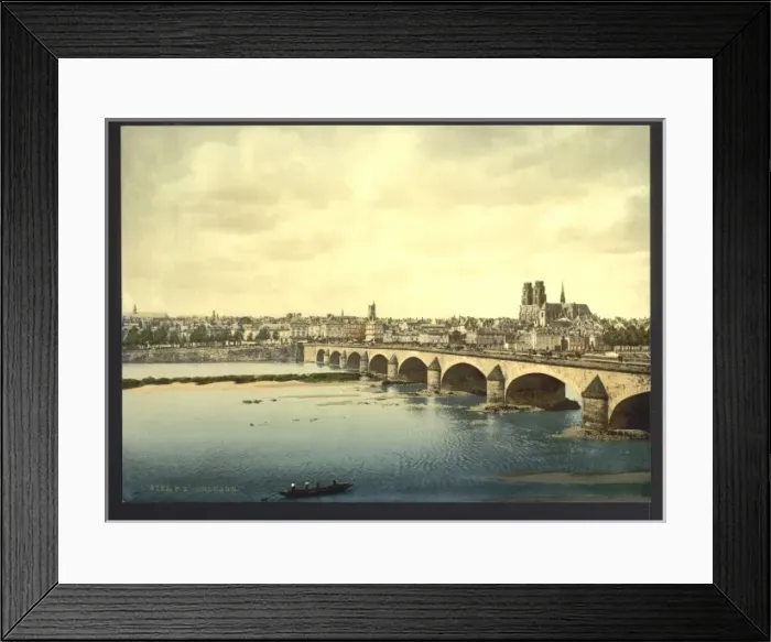 Framed Print : General view, Orleans, France Framed Print : General view, Orleans, France