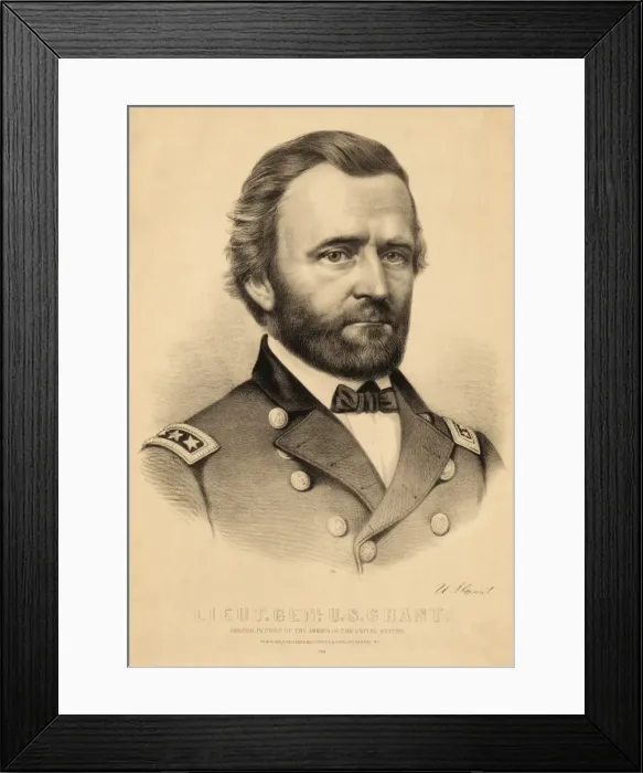 Framed Print : Lieutenant General Ulysees S. Grant Framed Print : Lieutenant General Ulysees S. Grant