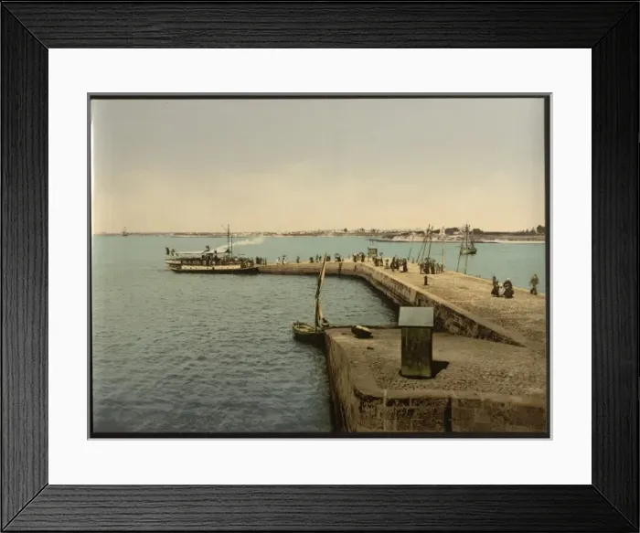 Framed Print : Port Louis, the Mole, Lorient, France Framed Print : Port Louis, the Mole, Lorient, France