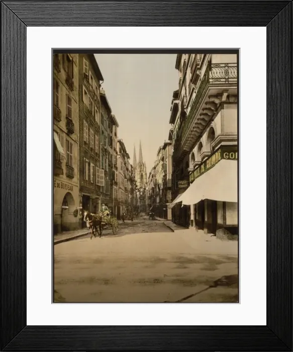 Framed Print : From Port Neuf, Bayonne, Pyrenees, France Framed Print : From Port Neuf, Bayonne, Pyrenees, France