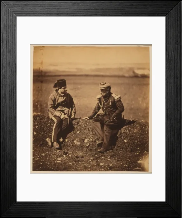 Framed Print : General Cissa, chief of the staff to General Bosquet, & aide Framed Print : General Cissa, chief of the staff to General Bosquet, & aide
