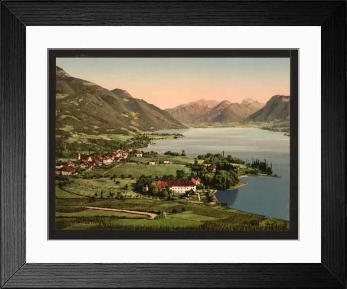 Framed Print : Talloires, Annecy, France Framed Print : Talloires, Annecy, France