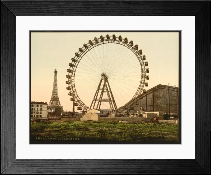 Framed Print : La grande rue (i. e. roue), Paris, France Framed Print : La grande rue (i. e. roue), Paris, France