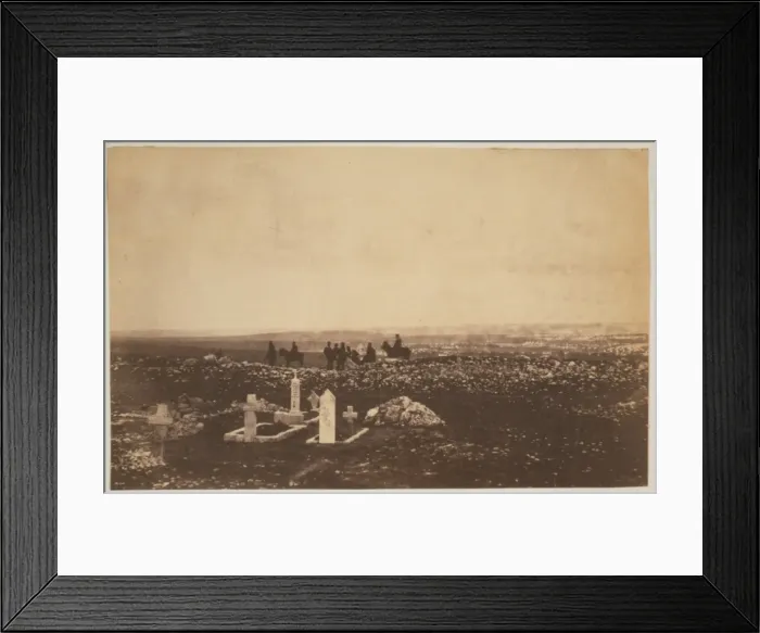 Framed Print : Cemetery on Cathcarts Hill - officers on the look-out Framed Print : Cemetery on Cathcarts Hill - officers on the look-out