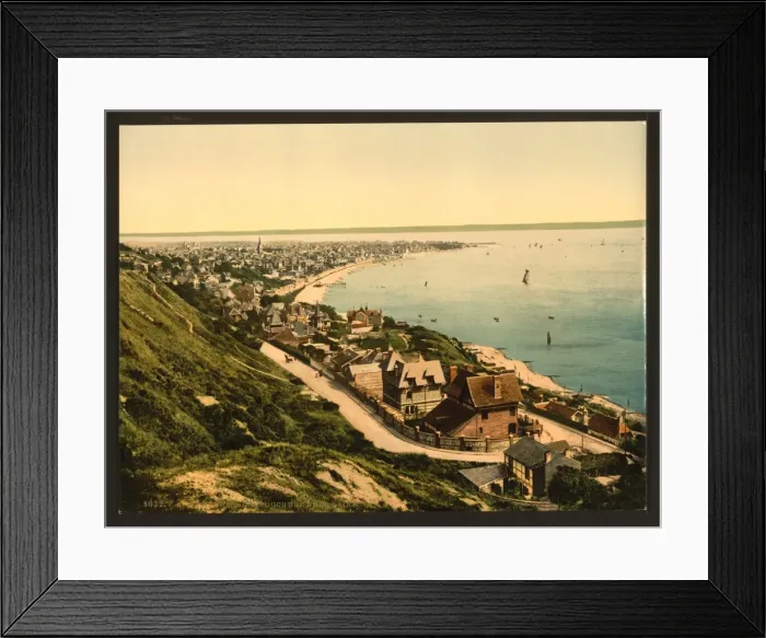 Framed Print : General view and mouth of the Seine, Havre, France Framed Print : General view and mouth of the Seine, Havre, France