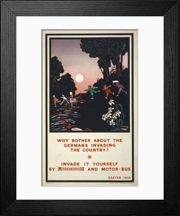 Framed Print : Why bother about the Germans invading the country? Invade it Framed Print : Why bother about the Germans invading the country? Invade it