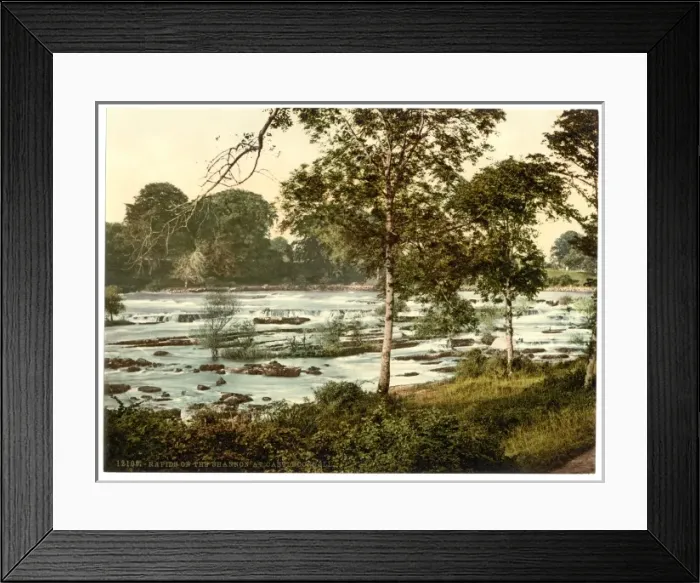 Framed Print : Rapids on the Shannon. County Limerick, Ireland Framed Print : Rapids on the Shannon. County Limerick, Ireland