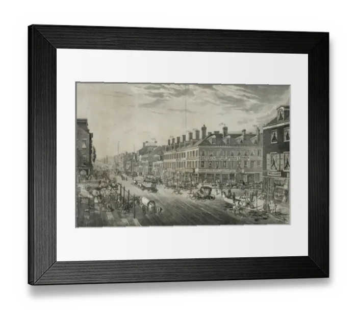 Framed Print : Broadway, New York Framed Print : Broadway, New York