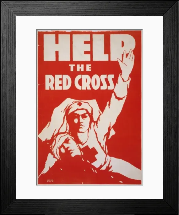 Framed Print : Help the Red Cross Framed Print : Help the Red Cross