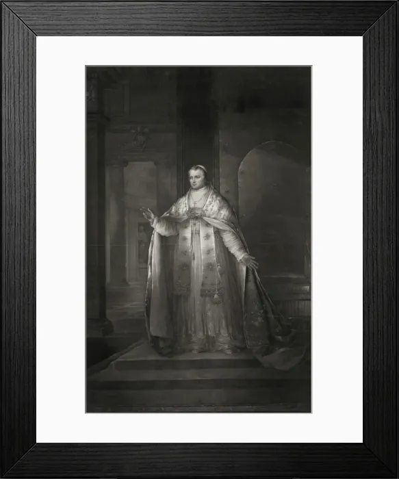 Framed Print : His holiness Pope Pius IX Framed Print : His holiness Pope Pius IX