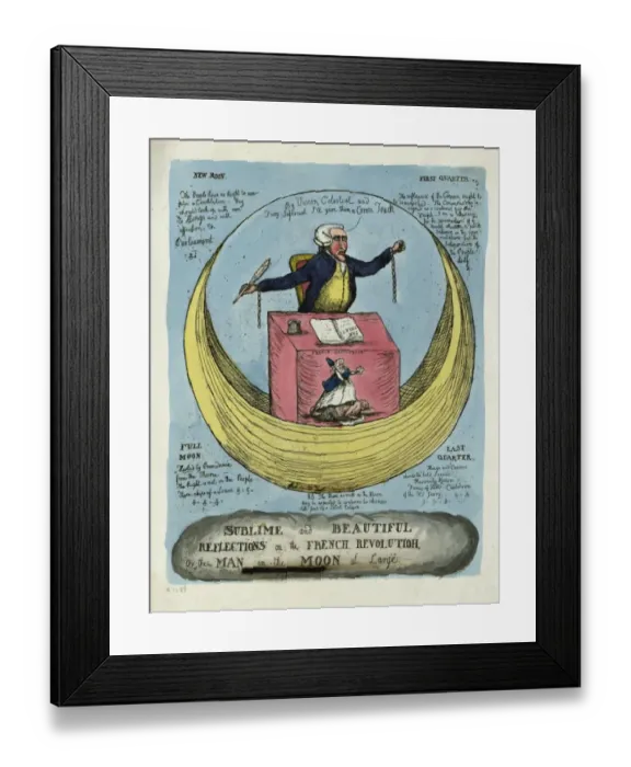 Framed Print : Sublime and beautiful reflections on the French revolution Framed Print : Sublime and beautiful reflections on the French revolution