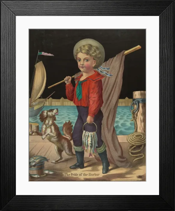 Framed Print : The pride of the harbor