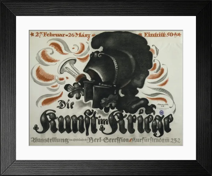 Framed Print : Die Kunst im Krieg Framed Print : Die Kunst im Krieg