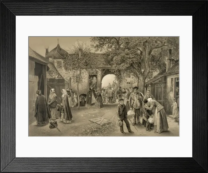 Framed Print : The emigrants farewell Framed Print : The emigrants farewell