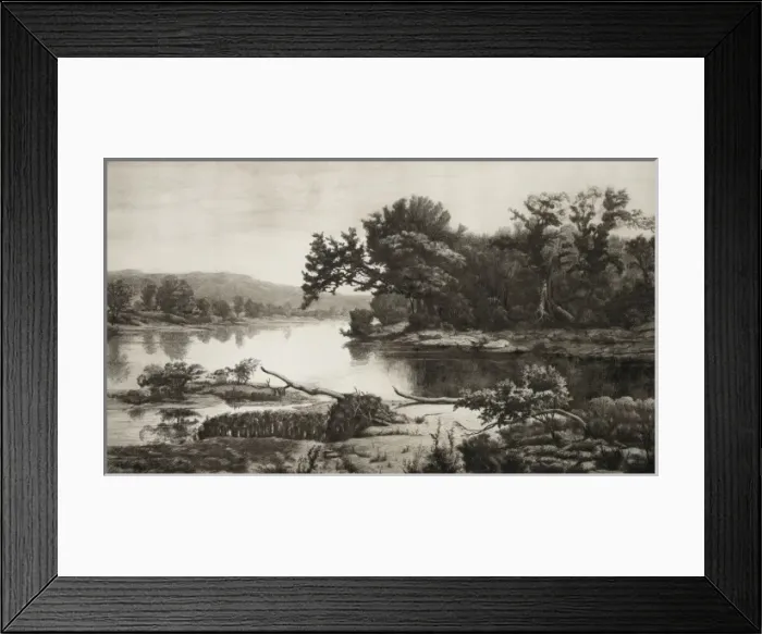 Framed Print : Bend in the Susquehanna Framed Print : Bend in the Susquehanna