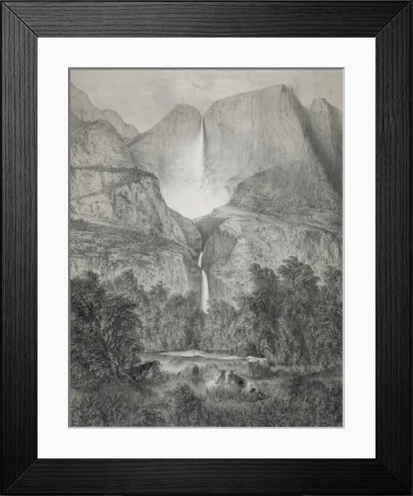 Framed Print : The great Yo-semite Falls, Mariposa County, Cal Framed Print : The great Yo-semite Falls, Mariposa County, Cal