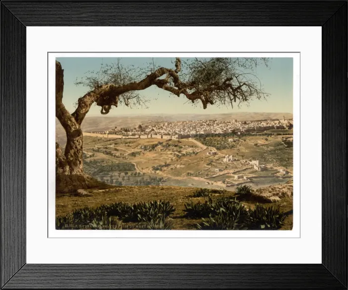 Framed Print : From Mount Scopus, Jerusalem, Holy Land Framed Print : From Mount Scopus, Jerusalem, Holy Land