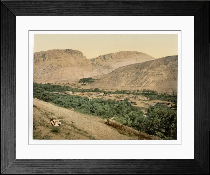 Framed Print : Suk-Wady-Barada (Abila), Suk-Wady-Barada, Holy Land, (i. e Framed Print : Suk-Wady-Barada (Abila), Suk-Wady-Barada, Holy Land, (i. e