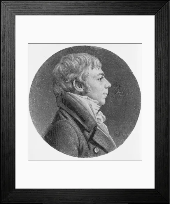 Framed Print : Thomas Lowndes, head-and-shoulders portrait, right profile Framed Print : Thomas Lowndes, head-and-shoulders portrait, right profile
