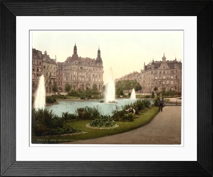 Framed Print : Der Deutsche Ring, Cologne, the Rhine, Germany Framed Print : Der Deutsche Ring, Cologne, the Rhine, Germany
