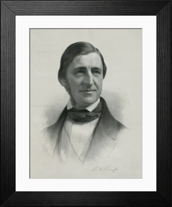 Framed Print : Ralph Waldo Emerson Framed Print : Ralph Waldo Emerson