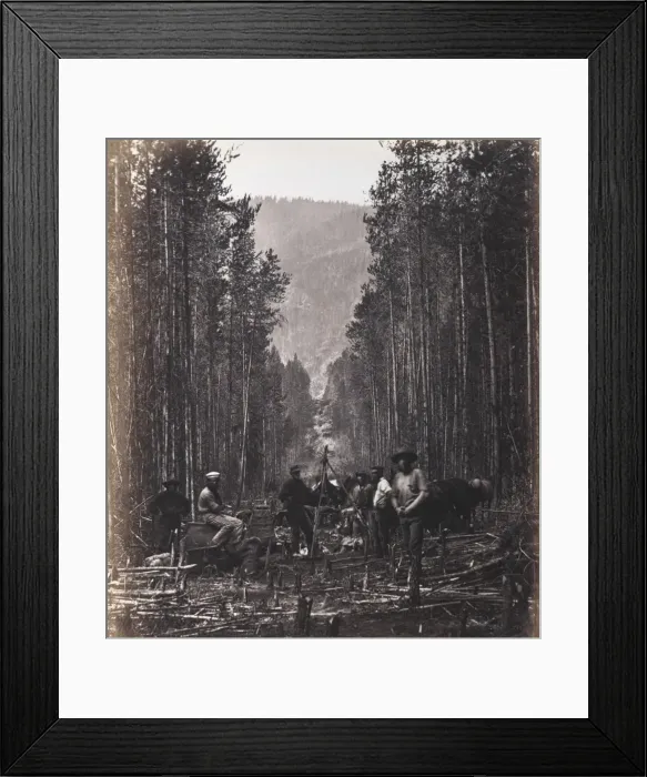 Framed Print : Cutting the boundary line Framed Print : Cutting the boundary line