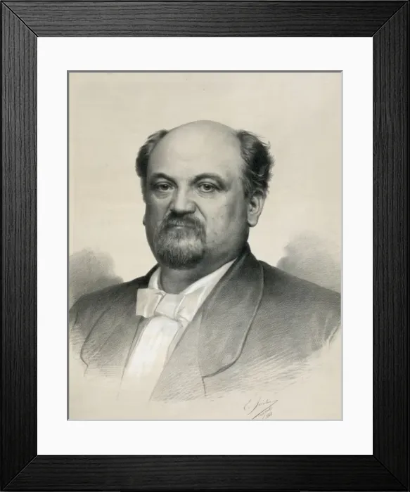 Framed Print : Berger, the champion billiard-player Framed Print : Berger, the champion billiard-player