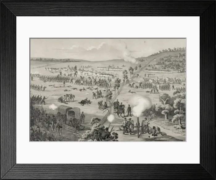 Framed Print : The battle of South Mountain, MD. Sunday, Sept. 14, 1862 Framed Print : The battle of South Mountain, MD. Sunday, Sept. 14, 1862