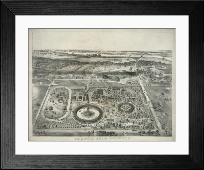 Framed Print : St. Louis fair grounds Framed Print : St. Louis fair grounds