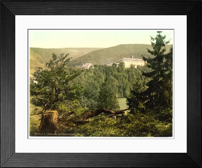 Framed Print : Schloss Schwarzburg, I. Thuringia, Germany Framed Print : Schloss Schwarzburg, I. Thuringia, Germany