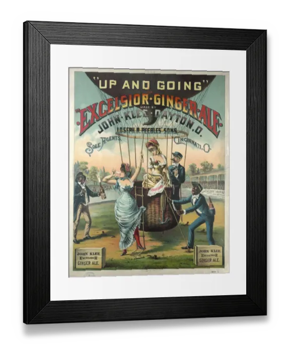 Framed Print : Up and going, Excelsior ginger ale Framed Print : Up and going, Excelsior ginger ale