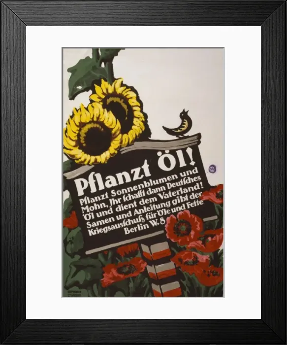 Framed Print : Pflanzt ol! Pflanzt Sonneblumen und Mohn, ihr schafft dann D Framed Print : Pflanzt ol! Pflanzt Sonneblumen und Mohn, ihr schafft dann D