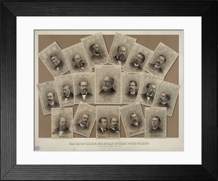 Framed Print : Representative journals of the United States Framed Print : Representative journals of the United States
