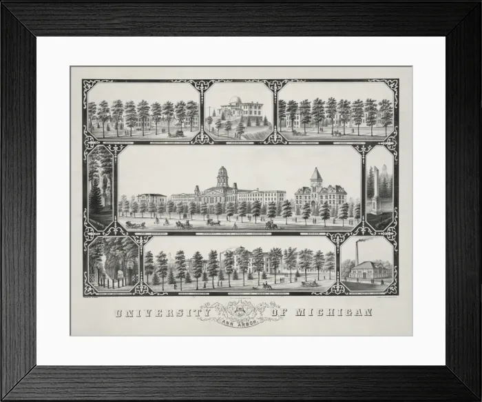 Framed Print : University of Michigan, Ann Arbor Framed Print : University of Michigan, Ann Arbor