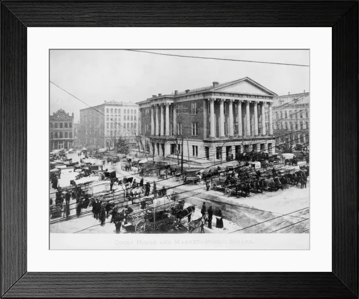 Framed Print : Courthouse and Market - Public Square, Nashville, Tenn Framed Print : Courthouse and Market - Public Square, Nashville, Tenn