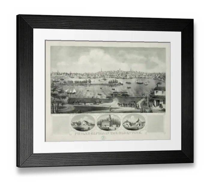 Framed Print : Philadelphia in the olden time Framed Print : Philadelphia in the olden time