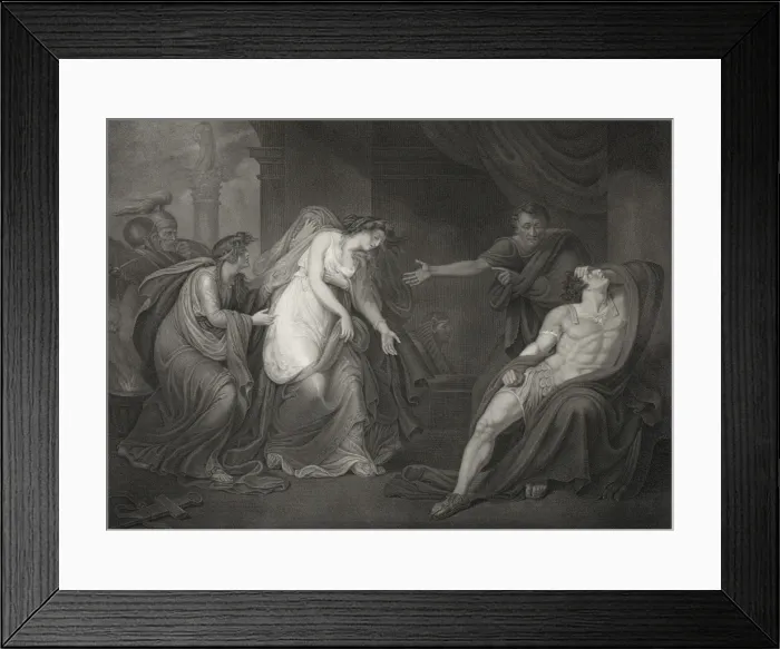 Framed Print : Shakspeare, Antony and Cleopatra Framed Print : Shakspeare, Antony and Cleopatra